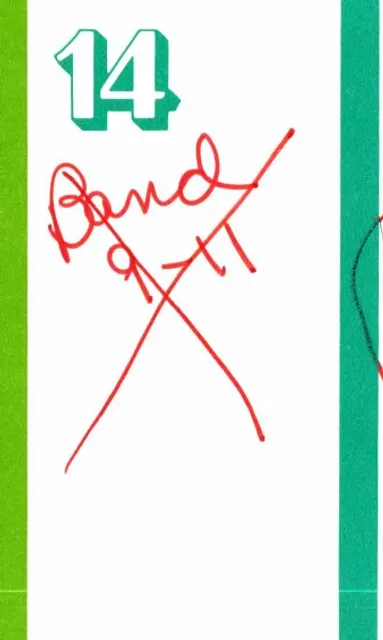 The calendar for March 14, in Marie’s handwriting