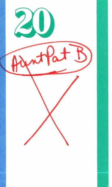 The calendar for April 20, in Marie’s handwriting