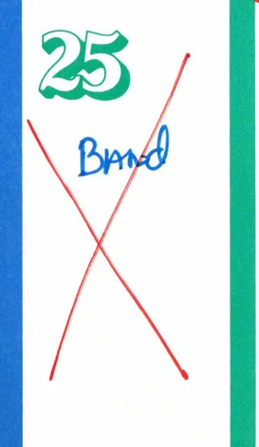 The calendar for November 25, in Marie’s handwriting