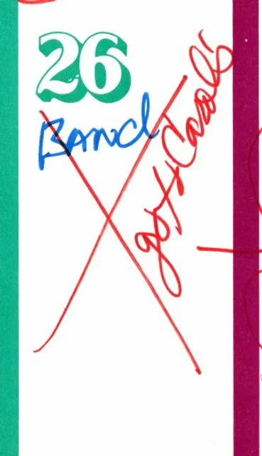 The calendar for November 26, in Marie’s handwriting